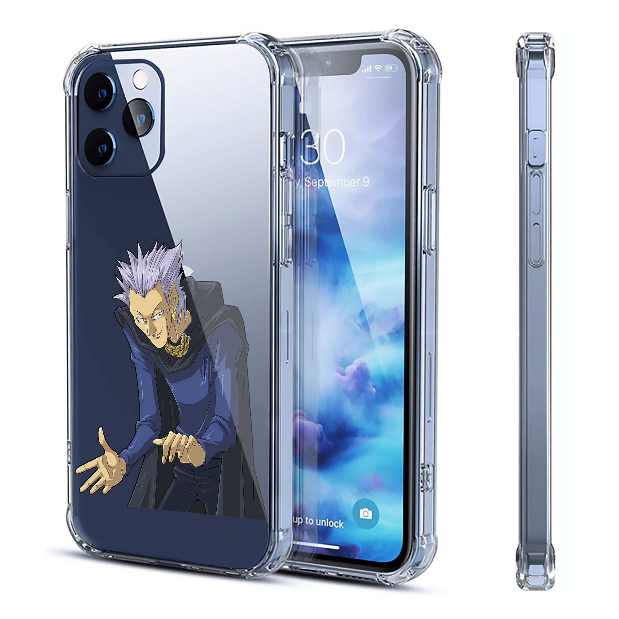 （画像用） 遊☆戯☆王 Yu-Gi-Oh! 【iPhone 12シリーズ対応】透明スマホケース（クリアソフトケース）